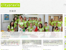 Tablet Screenshot of citypraxis.de